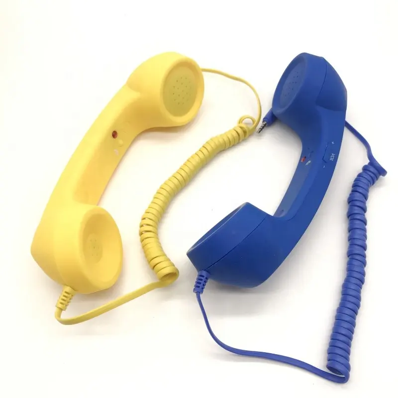 Wholesale anti-radiation retro mobile phone handset for all telephone handset receiver devices