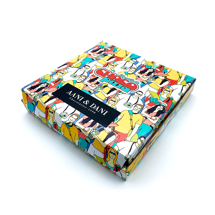 Wholesale High Quality Custom Printed Corrugated Cardboard Packaging Mailer Box For pizza food transportation