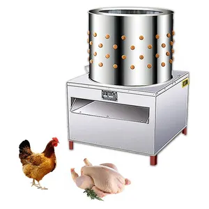 Factory Wholesale Used and New Chicken Plucker Poultry Slaughter Equipment Defeathering Machine for Quail Home Use Restaurants