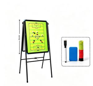 Lavagna Tattica Magnetica Autoportante per Calcio, Lavagna Strategica per Allenatori con Supporto in Metallo, Pennarelli Magnetici e Gomma - Product Image 5