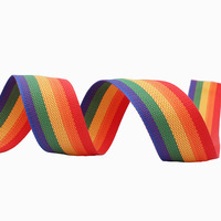 Ruban arc-en-ciel du fabricant, vente en gros, utilisé dans les sacs à dos et divers accessoires