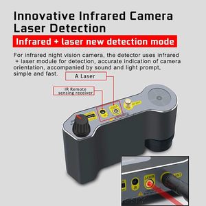 Détecteur de caméra infrarouge anti-espion, détecteur de signaux RF, scanner de lentilles laser - Product Image 4