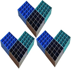 Porte-serviettes mural, panier de rangement rectangulaire en PP, étagère suspendue pour salon, lavage de voiture, 1 niveau, bleu, noir, gris, vert - Product Image 2