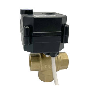 Nhà máy điện DC 12V 24 3 cách bóng van với động cơ Thiết bị truyền động cho dòng chảy nước trộn diverter cống hướng điều khiển tự động - Product Image 5