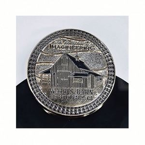 Moneda de águila esmaltada en 3D hecha a medida, monedas metálicas personalizadas con técnica de fundición para pedido mínimo para colección de pines - Product Image 2