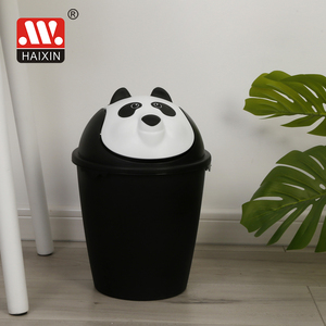<span class=keywords><strong>Poubelle</strong></span> en plastique forme Panda de 5l/8l, corbeille avec couvercle rabattable, nouveau, 2020 - Product Image 2