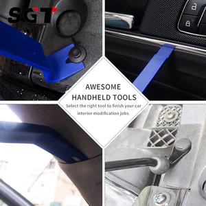 Kit di strumenti per la rimozione automatica del rivestimento, Wetado 15 pezzi strumento per la rimozione del pannello dell'auto Kit di rifinitura interna per rimuovere il rivetto Set di strumenti di leva in plastica - Product Image 5