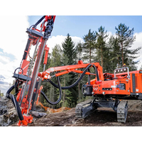 Foreuse hydraulique intelligente DX800R sur chenilles pour carrières d'or, roches dures, forage DTH, et mines de charbon