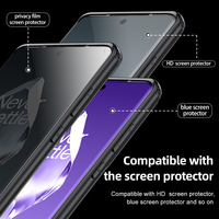 Étui de téléphone en polycarbonate rigide transparent mat givré antichoc magnétique pour OnePlus 12R ACE 3 11T Nord CE3 N20 SE