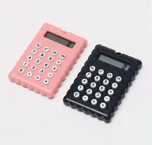 Student Cute Little Flip Pocket Mini-Rechner Schlüssel anhänger Anhänger Rechner Anhänger Mini-Rechner für Schlüssel anhänger