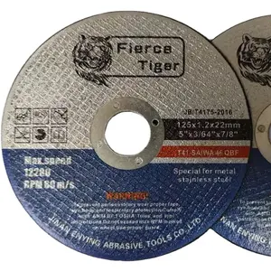 7''x1/16'' 180x1.6x22mm High Quality total abrasive metal cutting disc supplies abrasive cutting disc