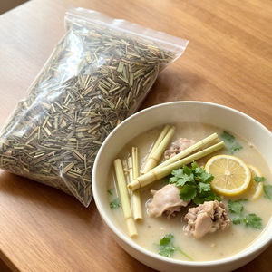 Hierba Limón Seca Natural en Trozos (Cymbopogon Citratus) a Granel al por Mayor para Sopa Tom Yum, Especia y Materia Prima - Product Image 1