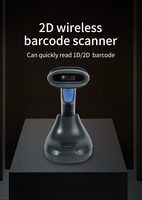 Escáner de Código de Barras Inalámbrico Portátil, Lector de Códigos QR 2D y Data Matrix para USB, en Stock, Directo de Fábrica