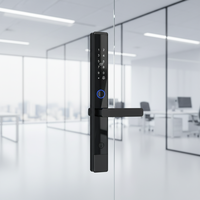 Serrure de porte intelligente étanche à empreinte digitale en alliage d'aluminium pour portes coulissantes avec Wi-Fi TTlock/Tuya Cloud – Meilleures ventes