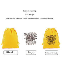 Sac à cordon en coton et polyester personnalisable Petite trousse de maquillage en toile avec logo Style vestimentaire réutilisable pour sublimation