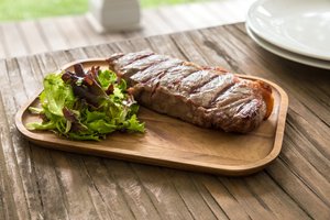Acacia Wood Essteller Holz tabletts Serviert eller Dinner Server Tablett Lade teller Geschirr Snack Obst Servier brett - Product Image 4