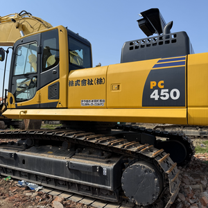 Komatsu PC450 Excavadora usada Buen estado Excavadora grande de segunda mano Original Japón Maquinaria de movimiento de tierras 200 Bomba de engranajes del motor - Product Image 2