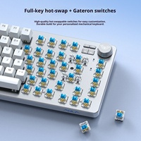 AULA F3060 Clavier mécanique filaire remplaçable à chaud spécialement conçu pour les jeux ESports compatibles avec les ordinateurs portables et les ordinateurs de bureau