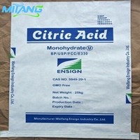 Acide citrique stérile ultra-pur conforme aux normes alimentaires pour l'acidification des boissons et la conservation des confiseries