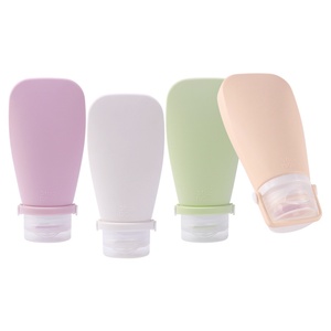 ขวดซิลิโคนขนาดเล็ก100มล./3ออนซ์สำหรับผู้หญิงขวดขนาด90มล. กันการรั่วซึมฝาปิดโลชั่นแบบนิ่มออกแบบได้ตามที่ต้องการ - Product Image 1