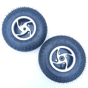 Factory Wholesale 3.50-5 4.00-5 Tires With Aluminum Alloy Rims For Electric Scooter Lawn Mower Warehouse Car