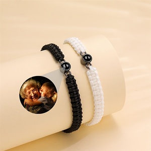 Bracciale Personalizzato con Proiezione di Foto di Tendenza in Acciaio Inossidabile Regolabile per Coppie con Scritta "<span class=keywords><strong>Ti</strong></span> Amo" in 100 Lingue - Product Image 6