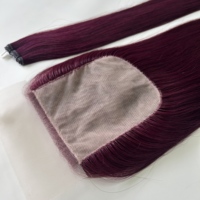 Envío Rápido, Colores Brillantes de Moda, Cierre para Fiestas, Cosplay y Estilo Urbano, Cabello Humano Natural Extra Ancho, Agrega Volumen al Cabello
