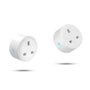 3pin Uk Plug Tuya 16a Smart Socket Wifi Socket Afstandsbediening Timing Stopcontact Met Stroommeting