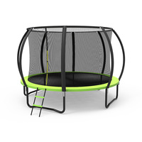 Trampolín Recreativo Zoshine de Alta Resistencia para Exteriores para Niños con Red de Seguridad y Escalera Antideslizante