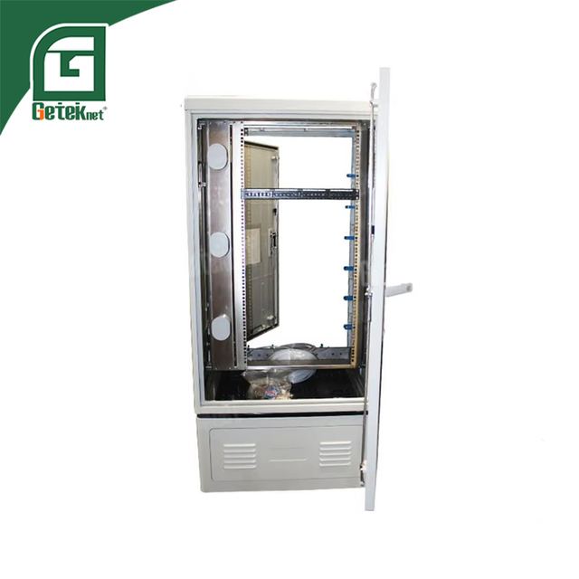 GETEKnet 19 Enclosure 22U IP65 Outdoor Fiber Distribution Cabinet with Optical Splice & ONU FTTX/FTTB Use SMC Material