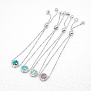 Cadermay Crystal Bracelet 8mm Color Changing Sterling Silver Women's Fashion Jewelry Everyday Wear - Product Image 5