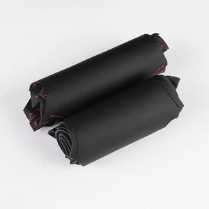 Housse de <span class=keywords><strong>volant</strong></span> de voiture personnalisée DIY pour <span class=keywords><strong>BMW</strong></span> <span class=keywords><strong>E60</strong></span> E61 530d 545i 550i E63 E64 630i 645Ci 650i Tresse en cuir pour <span class=keywords><strong>volant</strong></span> - Product Image 4