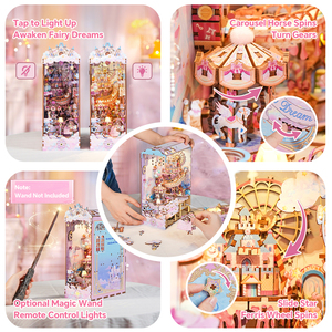 Kit de construction de château féérique LED Tonecheer Sweet Dream DIY pour fille, cadeau d'anniversaire, boutique de jouets - Product Image 3