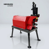 Machine à rainurer les tuyaux en acier hydraulique certifiée CE pour les applications de lutte contre l'incendie, les sprinklers, la plomberie HVAC et la construction