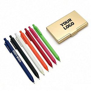 Stylos en plastique personnalisés, cadeau personnalisé, stylo à bille pour la vente en gros, stylos à bille promotionnels pour entreprises avec logo gravé au laser - Product Image 1