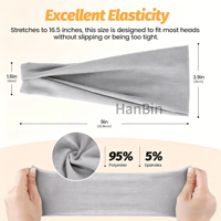 Bandeau de sport personnalisé avec logo pour hommes et femmes, en tissu éponge de coton athlétique anti-transpiration, idéal pour l'entraînement et la salle de bain