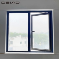 Ventana Moderna Integrada de Aluminio con Función Insonorizante, Malla Antimosquitos y Barandilla de Seguridad Antirrobo