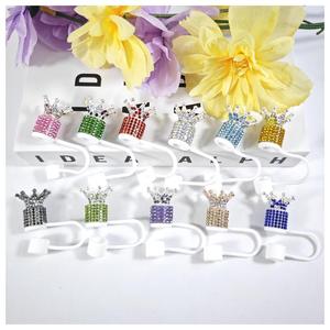 Ensemble de <span class=keywords><strong>d</strong></span>écorations en forme de couronne de diamant pour gobelets Stanley - Couvre-gobelets scintillants avec strass brillants pour gobelets de 30 et 40 <span class=keywords><strong>oz</strong></span>, pour princesses et filles - Product Image 4