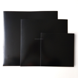 Vestes d'album en vinyle noir, 12 ", 33 RPM, 350gsm, en carton d'enregistrement, sans trou, <span class=keywords><strong>rangement</strong></span> - Product Image 4