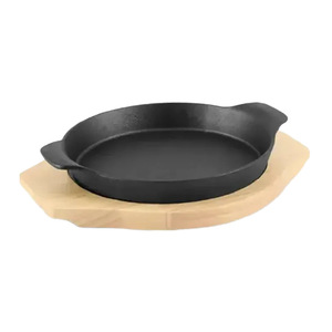Poêle à griller commerciale à double poignée en <span class=keywords><strong>fonte</strong></span> antiadhésive, facile à nettoyer, pour <span class=keywords><strong>barbecue</strong></span> et cuisinière à induction, fournie directement par le fabricant - Product Image 1
