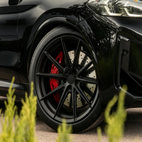 Rines de Aleación Forjados Personalizados SL 20x9 21x10 21x11 20x10 21x13, 5x112 5x120, Negros, Multirradio, Compatibles con BMW X3 X3M Chevrolet