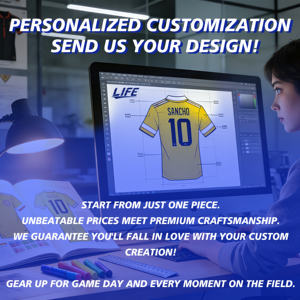 Camiseta de Fútbol Lisa con Diseño Personalizado, Logotipo, Número y Nombre Personalizables, Estadio <span class=keywords><strong>Casablanca</strong></span>, Grecia, Camiseta de Fútbol Lisa de Equipo - Product Image 2