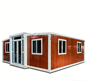 Maisons préfabriquées en conteneurs extensibles de 20 pieds, personnalisables, maisons de luxe de 40 pieds, 3 chambres, pliables, transportables - Product Image 2