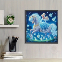 Offre Spéciale bricolage 5D forme spéciale sans cadre diamant peinture décor à la maison acrylique princesse thème diamant peinture