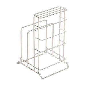 Ripai Stainless Steel Knife Rack With Cutting Board Holder Multi Function <b>Kitchen</b> <b>Storage</b> Organizer For Counter Top Use - Product Image 4