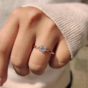Luxurious Lab Grown Diamond <b>Ring</b> Mirror Polished Finish Customizable Sizing Perfect for Memorable Occasions Elegant Jewelry - Product Image 2
