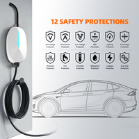 Chargeur EV portable Geely 16A 3,5KW, chargeur EV rapide Type 1 Type 2 GBT BYD, chargeur de voiture électrique EVSE, station de recharge de voiture électrique