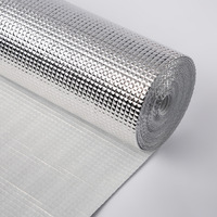 Les sacs thermiques isolés en film d'aluminium à grande grille utilisent un film de papier adhésif en mousse de coton perlé à texture claire