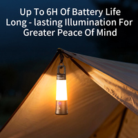 Lampe de poche rechargeable SUPERFIRE F12 pour le camping - 400 lumens, faisceau de 340 m, deux modes d'éclairage latéral avant pour le camping et l'utilisation en extérieur