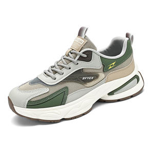 Zapatos Deportivos de Malla Modernos para Hombre SfyCx, Suela Gruesa con Amortiguación, Punta Redonda, con Cordones, para Todas las Temporadas, Estilo Casual para Caminar - Product Image 1